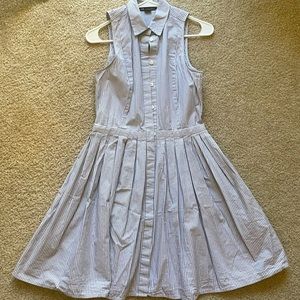 Armani Exchange striped mini shirt-dress size 4/small